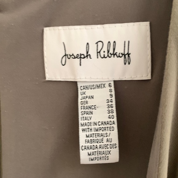 Olive green Joseph Ribkoff dress - Picture 5 of 9